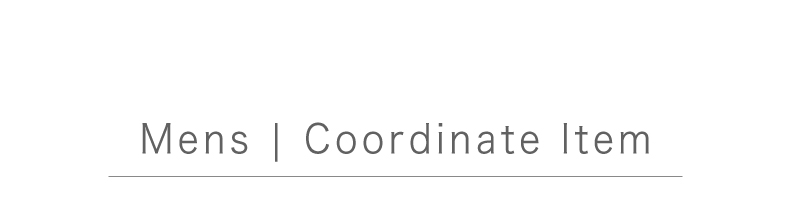 Mens Coordinate Item